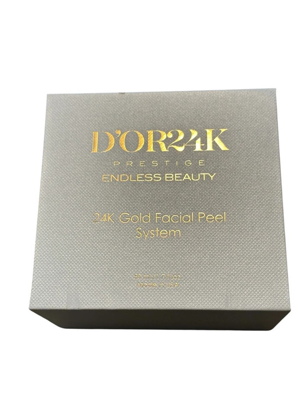 NEW D'OR24K Prestige 24K Gold Facial Peel System - 1.7 fl oz NIB
